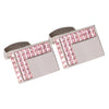 Light Pink Swarovski Crystals Cufflinks
