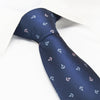 Navy Anchor Silk Tie