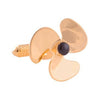 Golden Propeller Cufflinks