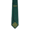 Dark Green Silk Plain Classic Textured Tie