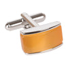 Orange Bridged Fashion Cufflinks
