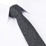 Charcoal Textured Fleck Slim Tie