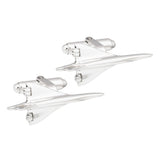 Sterling Silver Concorde Cufflinks