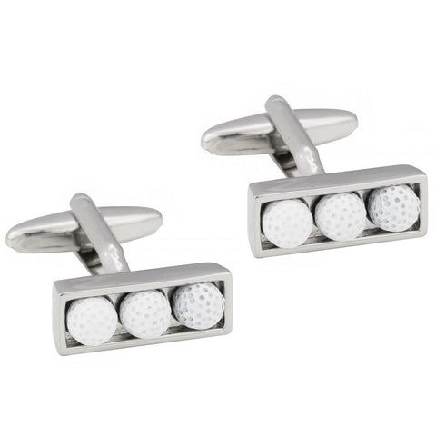 White Golf Ball Cufflinks