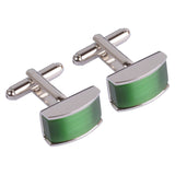 Green Bridged Fashion Cufflinks