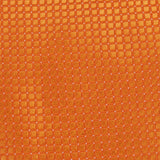 Orange Micro Square Woven Silk Tie