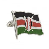 Kenyan Flag Cufflinks