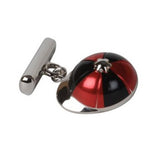 Red & Black Jockey Hat Cufflinks