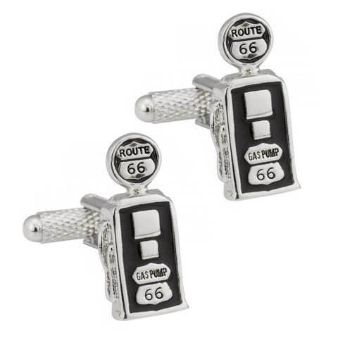 Route 66 Petrol Pump Cufflinks