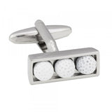 White Golf Ball Cufflinks