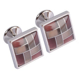 Purple Striped Fashion Cufflinks