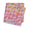 Multicoloured Chevron Silk Handkerchief