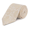 Classic Ivory Paisley Silk Tie