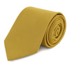 Plain Gold Silk Tie