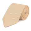 Pastel Orange & White Thin Stripe Silk Tie