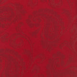 Classic Dark Red Paisley Silk Tie