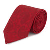 Classic Dark Red Paisley Silk Tie