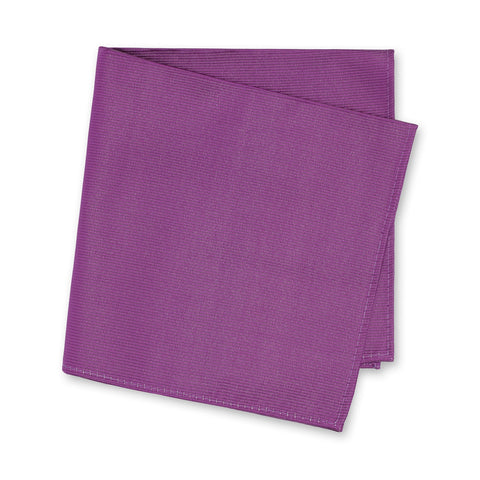 Plain Magenta Woven Silk Handkerchief