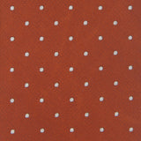 Burnt Orange Micro Spot Silk Tie