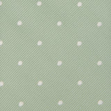 Yoghurt Green Polka Dot Silk Tie
