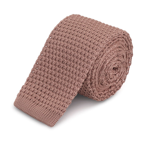 Stone Knitted Square Cut Tie