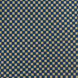Gold & Navy Diamond Gridded Silk Tie