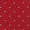 Red Polka Dot Woven Slim Silk Tie