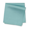 Plain Cyan Woven Silk Handkerchief