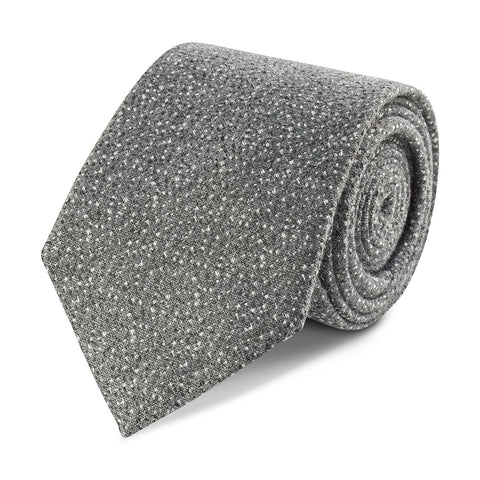 Grey Textured Fleck Tie