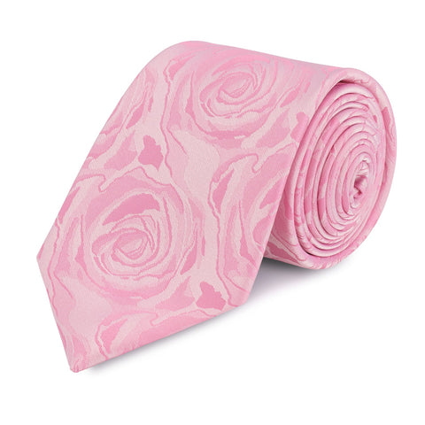 Fuchsia Rose Woven Silk Tie