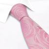 Fuchsia Rose Woven Silk Tie