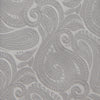 Silver Paisley Woven Silk Tie