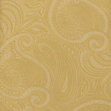 Gold Paisley Woven Silk Tie