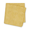 Gold Paisley Woven Silk Handkerchief