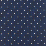 Navy Micro Spot Tie