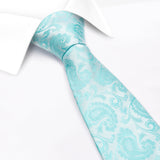 Classic Mint Paisley Silk Tie