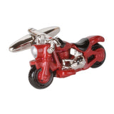 Red Motorbike Cufflinks