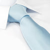 Plain Sky Blue Silk Tie