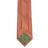 Burnt Orange Aztec Woven Silk Tie