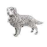 Golden Retriever Dog Pewter Cufflinks
