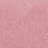 Pink Jacquard Leaf Silk Tie