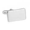 Sterling Silver Plated Rectangular Cufflinks