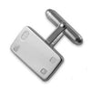 Sterling Silver Feature Hallmark Rectangular Cufflinks