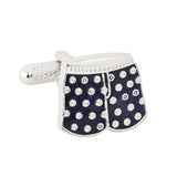 Navy Boxer Short Cufflinks