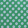 Green & Blue Oxford Spot Woven Silk Tie