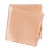 Peach Herringbone Silk Handkerchief