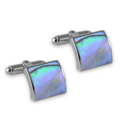 Sterling Silver Oyster Shell Cufflinks