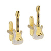 Gold Guitar Cufflinks