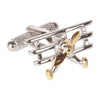 Tri plane cufflinks