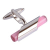 Pink Stone Bar Cufflinks